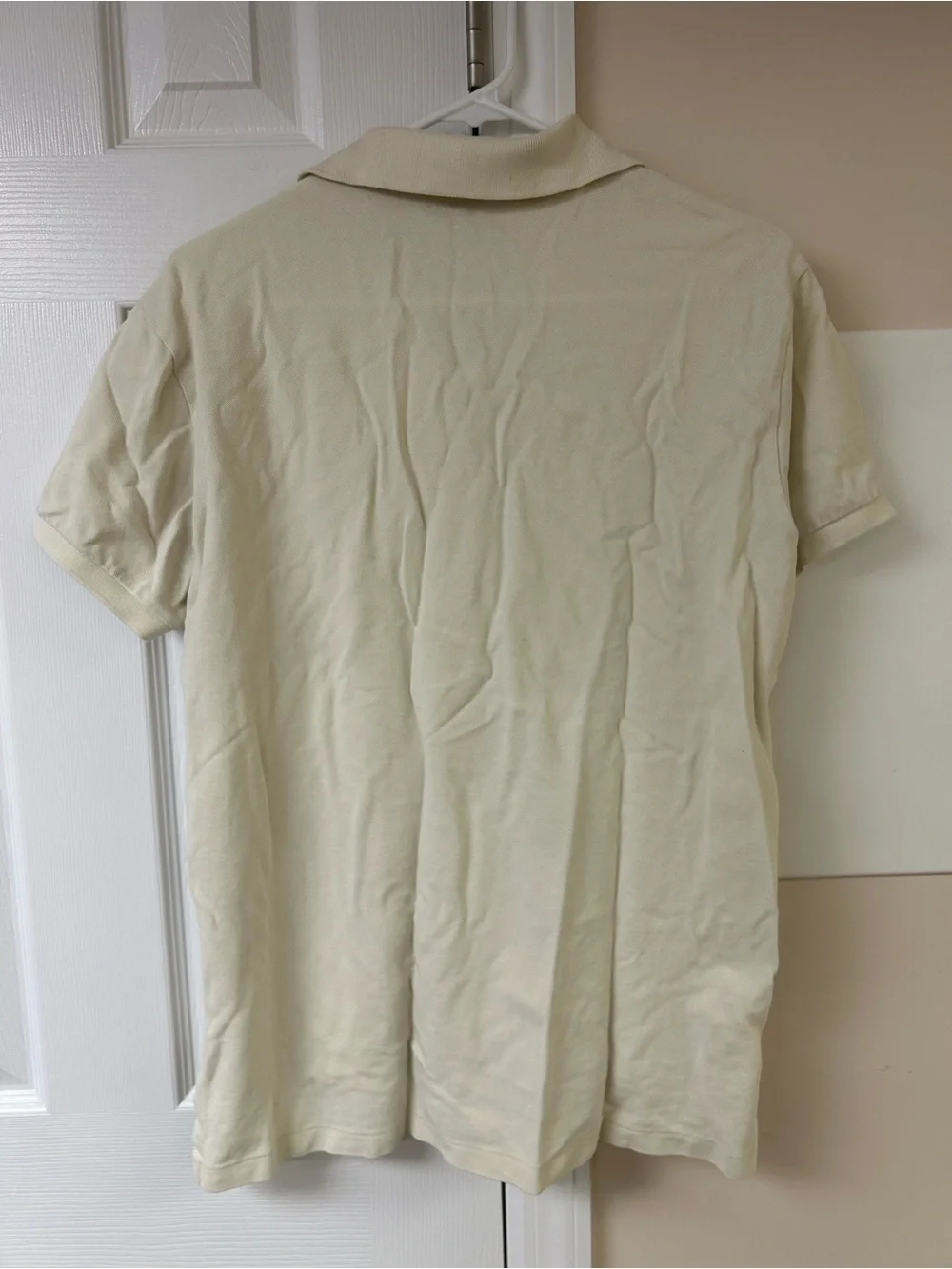 Vtg Polo Ralph Lauren Cream Men’s Polo Shirt